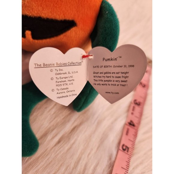 Ty Beanie Babies Pumkin The Pumpkin 1998 - Picture 3 of 4